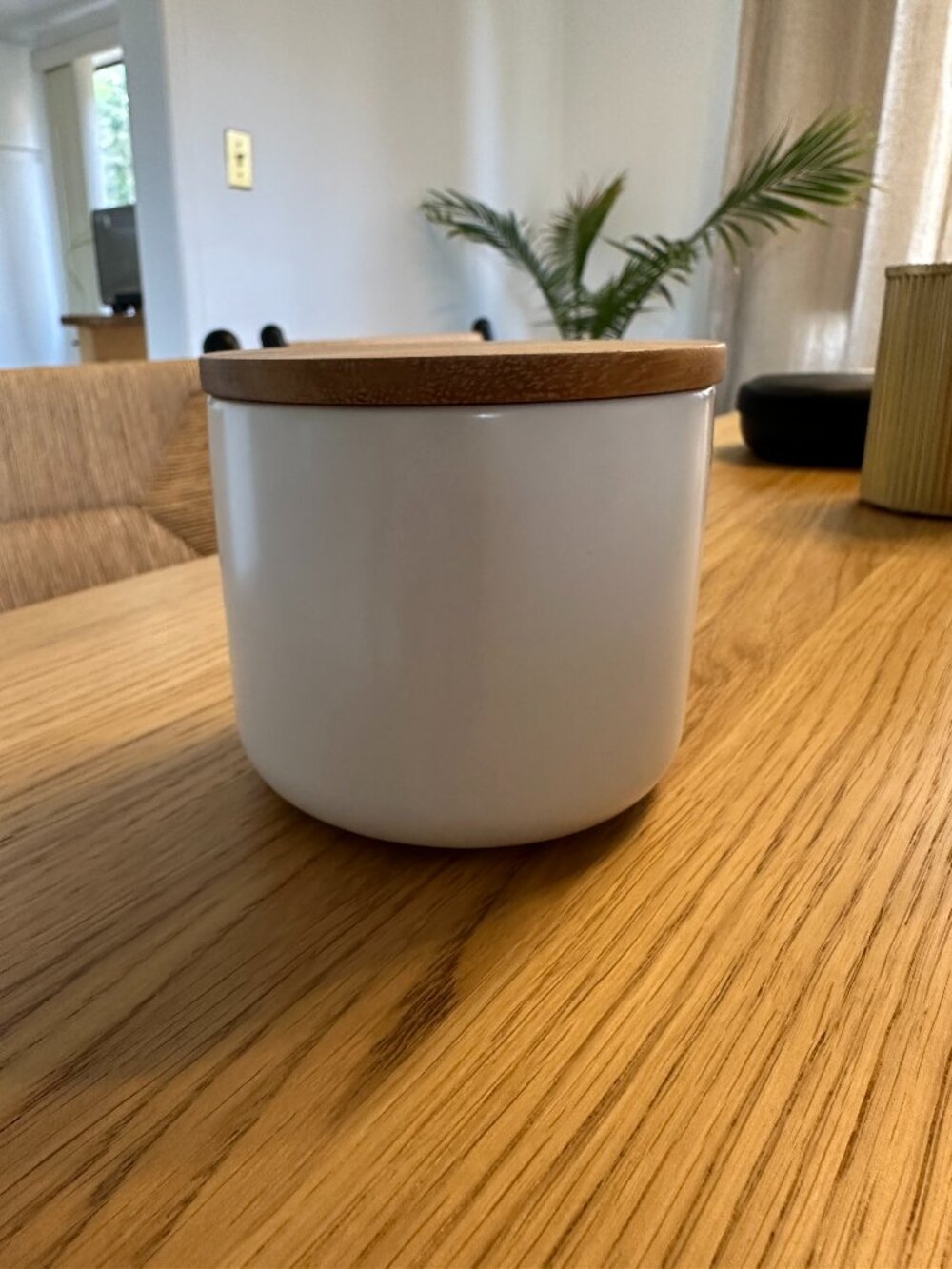 Stoneware container from Rejuvenation